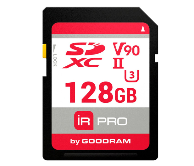 GOODRAM SD (Secure Digital) 128GB 280MB/s IRP-S9B0-1280R11 - 377410 - zdjęcie